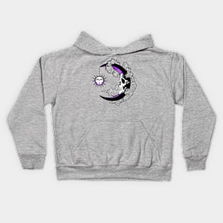 Sun & Moon (Purple) Kids Hoodie